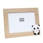 Lot 2 cadres 15 x 20 cm panda couleur naturel