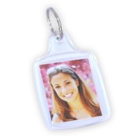 Lot de 100 porte-clés 30 x 40 mm 
