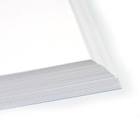 Lot de 50 dos cartes de vœux extra blanc lisse