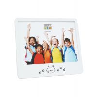 Lot de 6 cadres photo bois blanc 10 x 15 cm chat